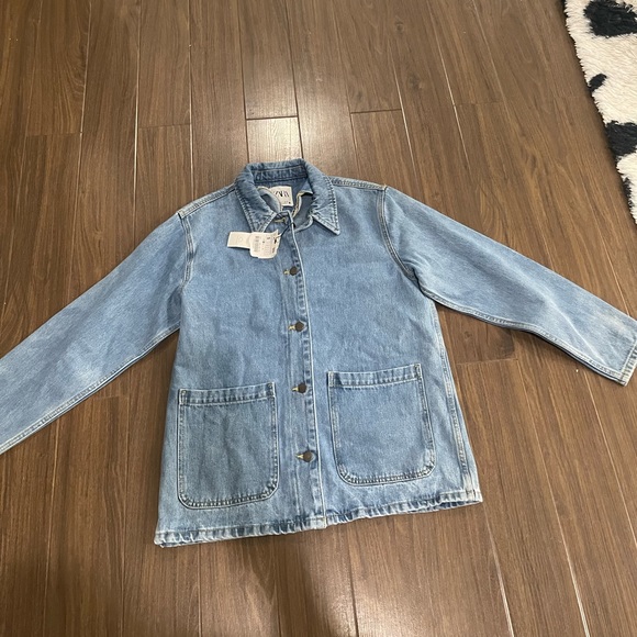 Zara Jackets & Blazers - Zara denim oversized jacket